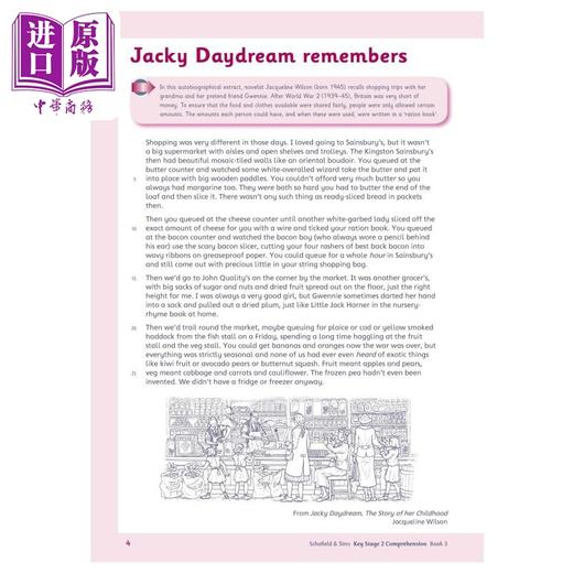 【中商原版】英国S&S教辅KS2 Comprehension Book 3 KS2 阅读理解 3  9-10岁适用 附电子答案  英文原版 英语阅读练习 商品图3