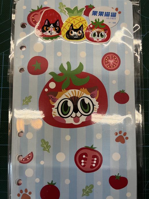 泡面猫丨水果猫猫6孔分隔页 商品图3