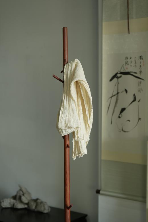 纯棉手工围巾 白色 商品图1