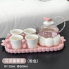 【敲高颜值！蝴蝶花茶壶套装】送礼花茶壶套装家用商用餐厅高颜值蜡烛加热花茶壶杯子。ry 商品缩略图4