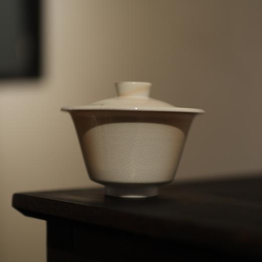 【林栖好物】【柴烧马蹄盖碗】李现锋纯手工柴烧 马蹄盖碗 商品图0