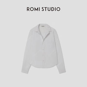 ROMI STUDIO“去繁就简”亚麻棉混纺肌理感软糯法式衬衣RW24ASY0865