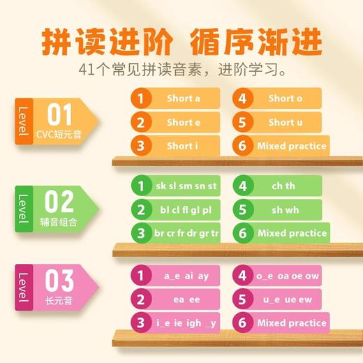 自然拼读指读卡 商品图2