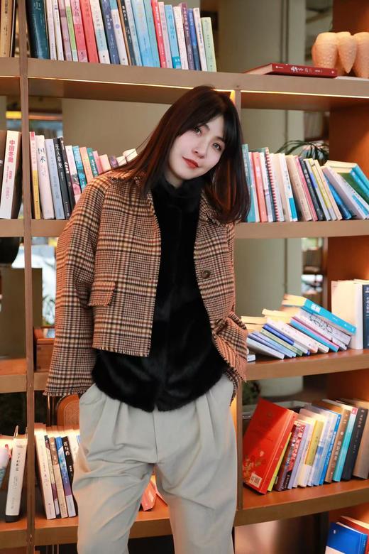 MAISON COVET 纯山羊绒短款外套大衣（3680元及以上商品只可选择1件） 商品图0