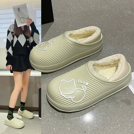 【新款情侣棉拖鞋】舒适温暖，防滑耐磨，长效保温。情侣新款可爱又实用，加厚毛绒内里，柔韧材质，经久耐穿。室内外皆可穿搭，为你带来冬季保暖，让生活更美好！ 商品图7