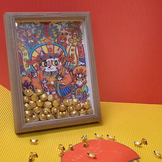 泡面猫丨财神到摆台画 商品图0