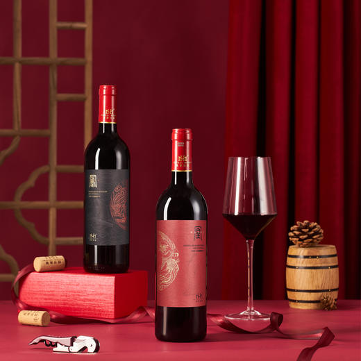 美贺庄园凤求凰干红葡萄酒套装（2支）-含礼盒 商品图0