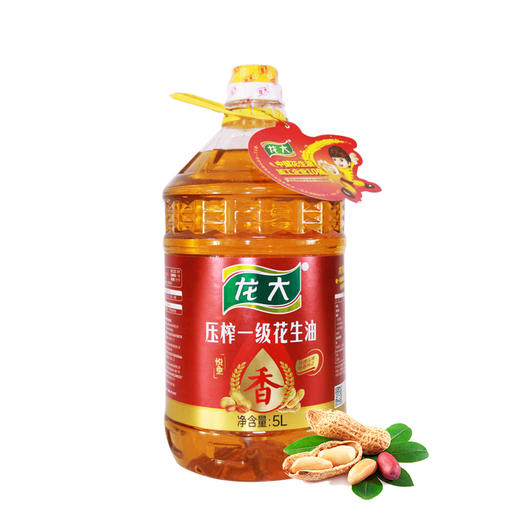 龙大悦烹压榨一级花生油5L 商品图1