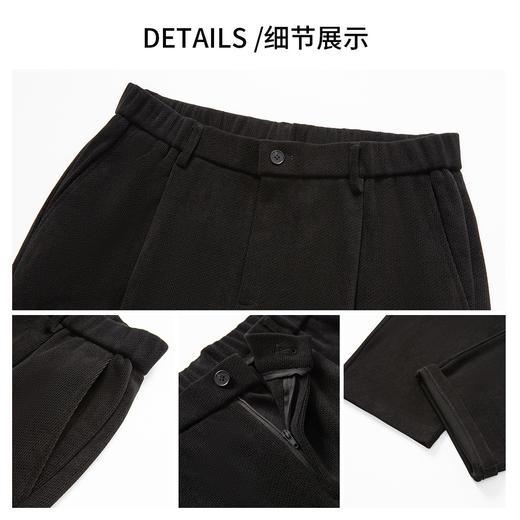 【西服+西裤】罗蒙秋冬灯芯绒西服套装男士简约休闲宽松时尚厚款西装减龄两件套 商品图7