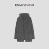 ROMI STUDIO“温暖过冬”康宝莱绵羊毛绒感厚款连帽开衫RW24AS91383 商品缩略图0