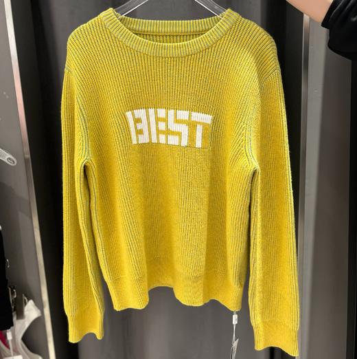 MZ圆领胸前印字长袖毛织上衣41020（绿红黑） 冬季 944020320321 商品图0