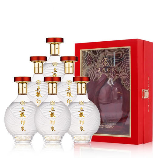 五粮液52度 五粮印象·水晶装浓香型白酒（整箱） 商品图0