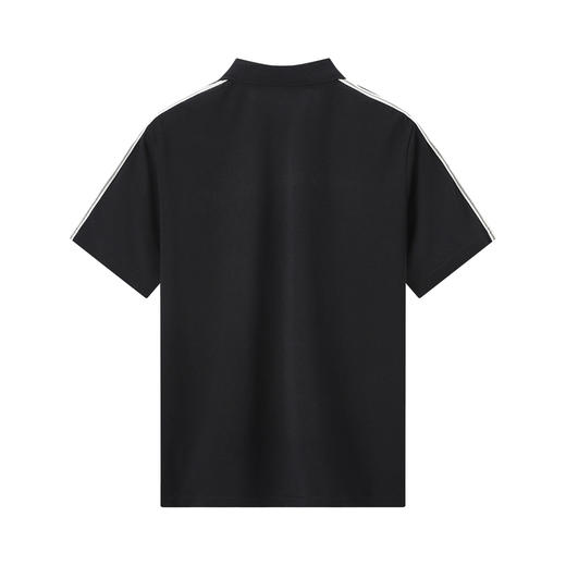 gxg.jeans男装夏季简约黑色翻领短袖POLOJEX12400162 商品图1