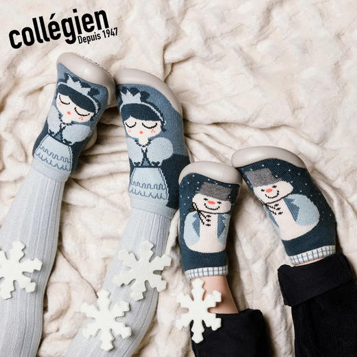 Collegien儿童室内鞋宝宝地板鞋袜鞋轻便学步鞋婴儿鞋 1-2岁 | 第②弹（退货退款需要把纸板和皮圈退回，如未退回，需要扣费，介意慎拍!） 商品图1