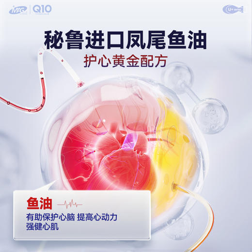 【U+系列】MAG 养心护心辅酶Q10宠物专用猫咪狗狗心脏肥大先天性心脏病  80粒 商品图2