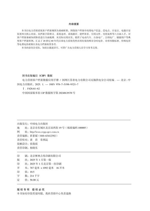 电力营销客户档案数据应用手册 商品图3