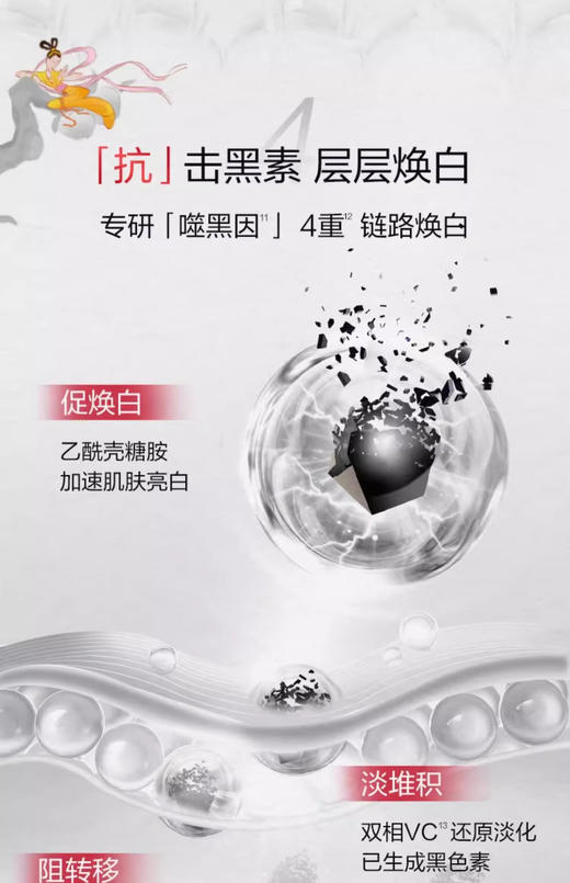 【分销专供】薇诺娜光透皙白淡斑精华液（矮胖瓶）1.5ml*7支/30支 商品图8