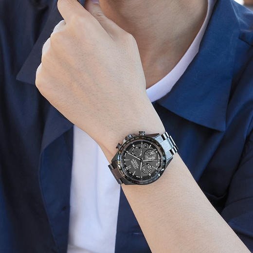 西铁城/CITIZEN卫星对时舒博钛男手表CC4067-66E 商品图7