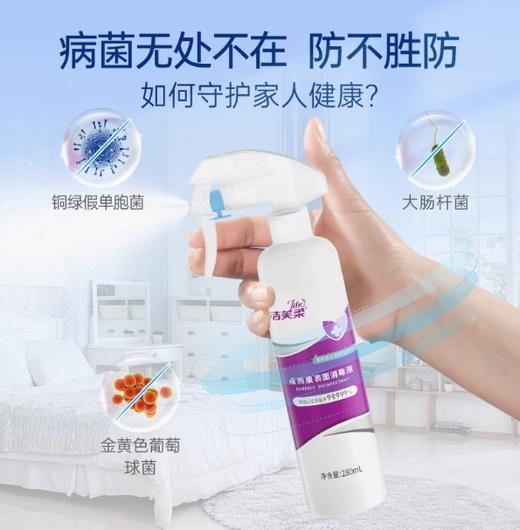 洁芙柔季铵盐消毒喷雾家用室内物表杀菌医护级非酒精消毒水消毒液 商品图2