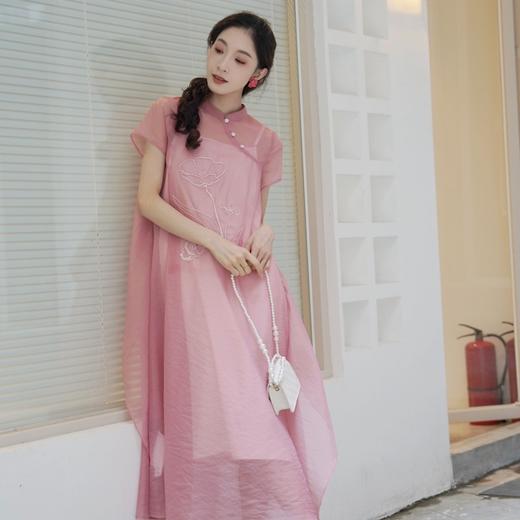 两三事气质甜美法式浪漫显瘦文艺小众夏季连衣裙 商品图2