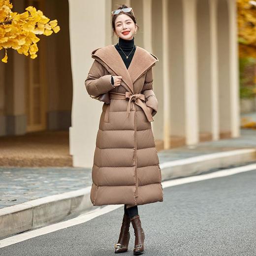 收腰羽绒服女士显瘦奢华时尚，气质显瘦好洋气YJLY1396A 商品图0