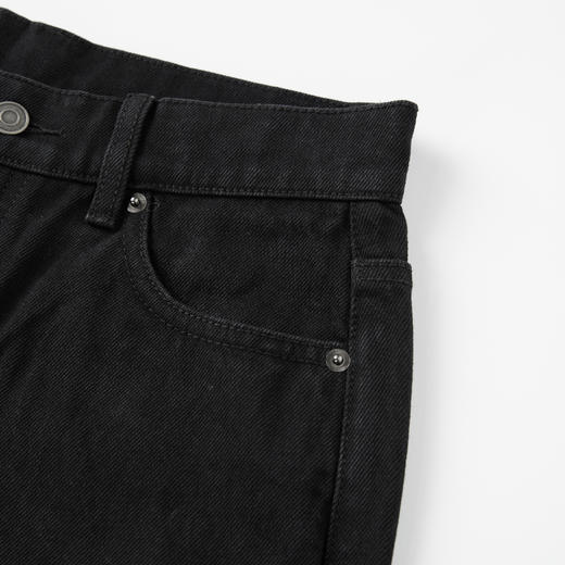 ROMI STUDIO“率性自我”100%长绒棉绳染水洗直筒牛仔裤RW24AX80857 商品图3