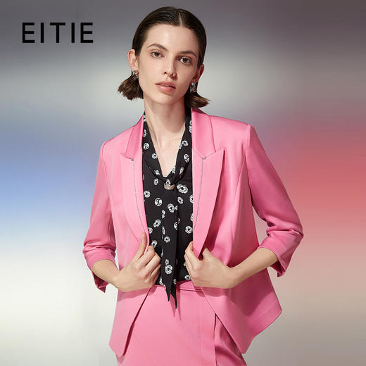 EITIE爱特爱春季新款职业干练显瘦西装外套7703409 商品图1