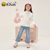 bduck小黄鸭童装女童牛仔裤儿童裤子冬装女孩加绒牛仔长裤保暖潮105-150 BF5556906 商品缩略图1