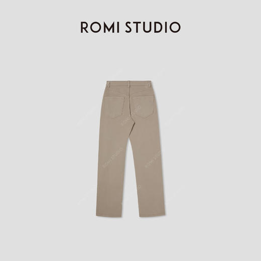 ROMI STUDIO“棕标甄选”莱赛尔棉混纺环保染色牛仔裤 RW24AX80955 商品图5