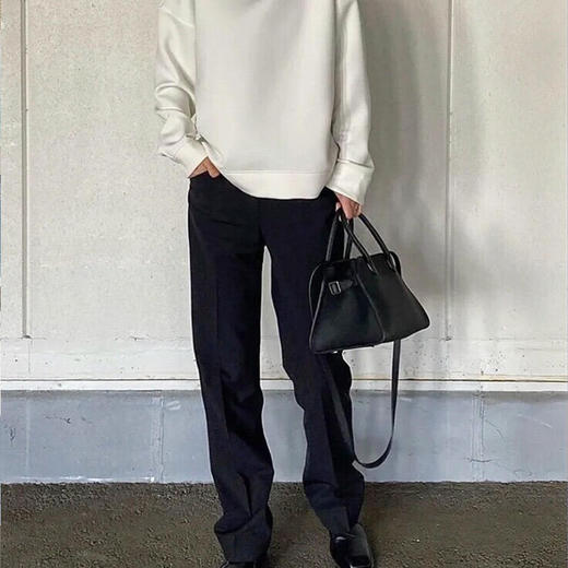 【顺丰包邮】34115 洛诗琳极简质感头层牛皮荔枝纹手提包0130 商品图2