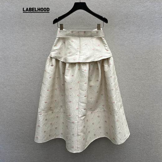 【M ESSENTIAL × LABELHOOD】蕾虎联名桃纹提花半身裙 商品图1