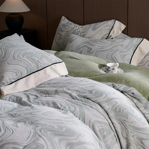 顶柔6D雕花牛奶绒四件套|暖糯舒适牛奶绒，无静电更安睡 商品图7