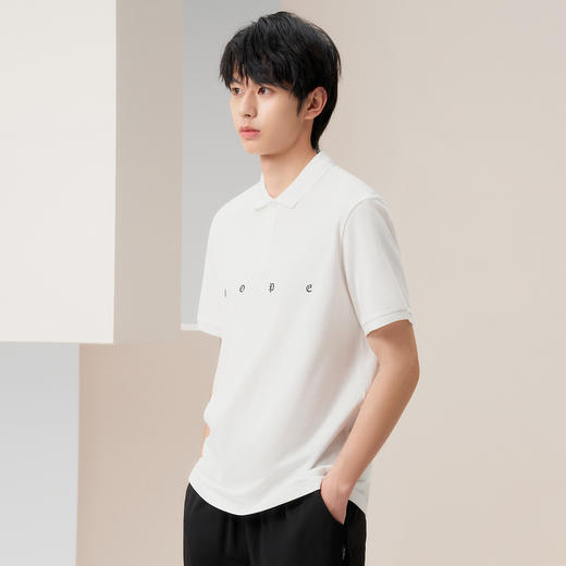 gxg.jeans男装2024年夏季热卖黑白双色翻领短袖POLOJ24D24 商品图1