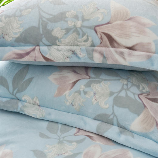 多喜爱浅韵芳菲绒类四件套【分仓直发，72小时发货，周末节假日不发货】 商品图6