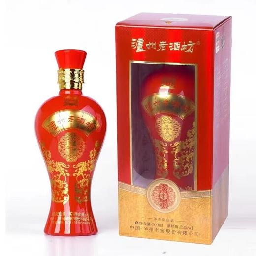 泸州老酒坊酒富贵禧福浓香型白酒52度 500ml *6瓶/整箱 商品图3