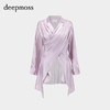 【deepmoss】潮流复古优雅气质优雅水泽交叠凉感衬衫 商品缩略图4