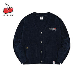 kirsh大樱桃秋冬新款毛衣开衫加厚毛绒外套V领少女宽松显瘦KDQWCCD520M