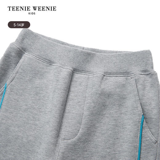 TeenieWeenie Kids小熊童装男童侧面拼接撞色嵌条卫裤TKTM256316N 商品图7