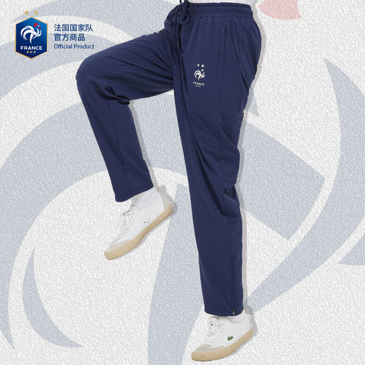 【官方正版】法国国家队丨深蓝运动长裤足球迷休闲百搭针织裤子 商品图2