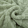 多喜爱豆绿色羊羔绒双层暖暖毯200*230cm【分仓直发，72小时发货，周末节假日不发货】 商品缩略图5