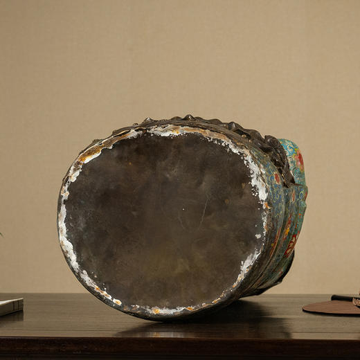 二十世纪 铜胎掐丝珐琅净瓶观音像 商品图3