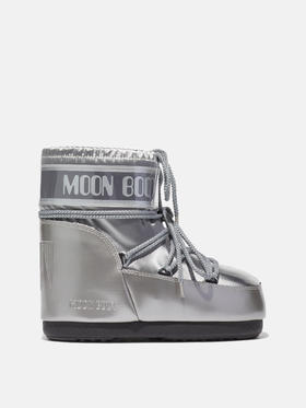 Moon Boot - MB Icon Low Glance - Silver - 女装 - 雪地靴 - 银色