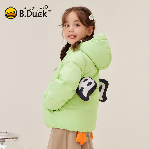 bduck小黄鸭童装冬季男女童羽绒服洋气外套连帽外套90-130 BF5516913 商品图2