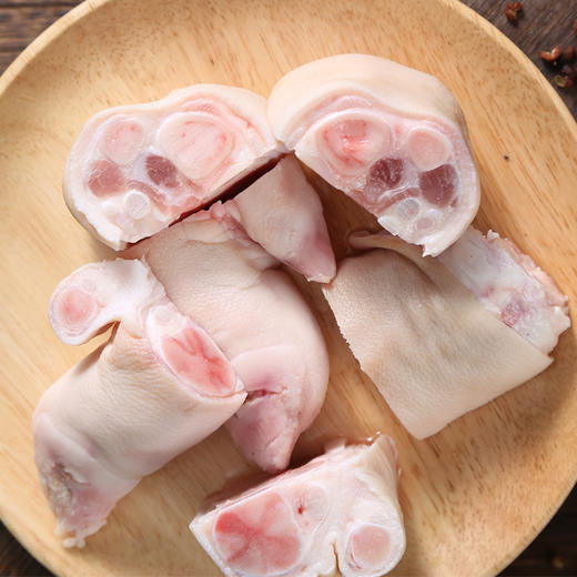 【锅汇食材】黑猪猪蹄块 免切生猪手1kg×2/包 带筋猪爪 农家土猪肉生猪肉猪脚 商品图3