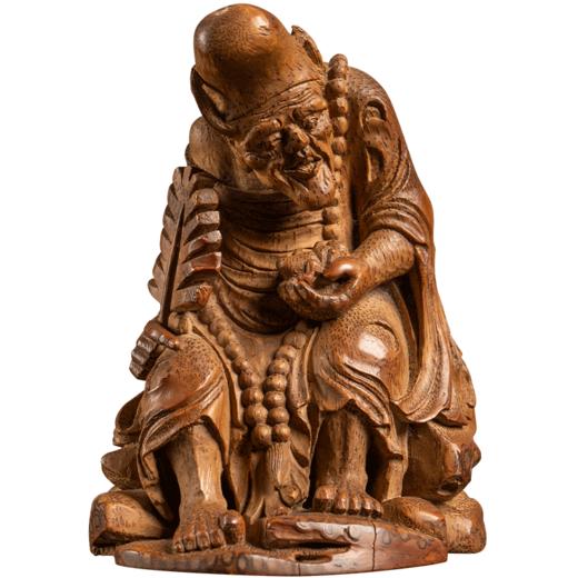 清 竹雕济公像 商品图5