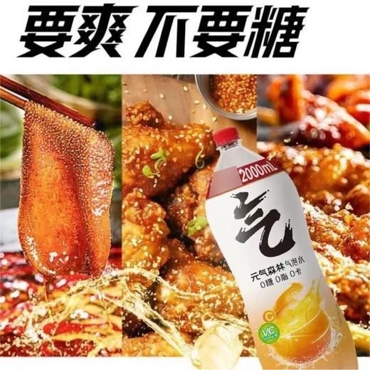 元气森林 0糖0脂0卡维C橙味气泡水(汽水) 2l/瓶 商品图2