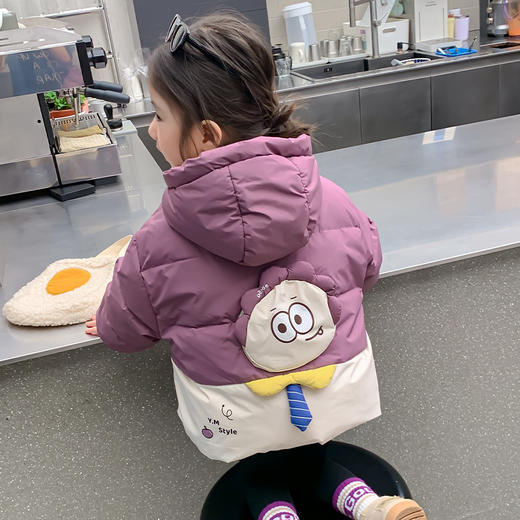 宝宝棉服新款女童棉袄冬季加厚外套洋气儿童保暖棉衣聚 商品图3