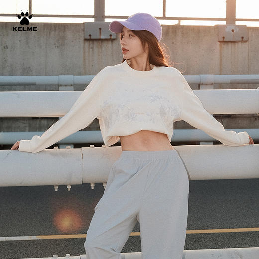 卡尔美都城印象系列新款女士圆领卫衣 商品图2