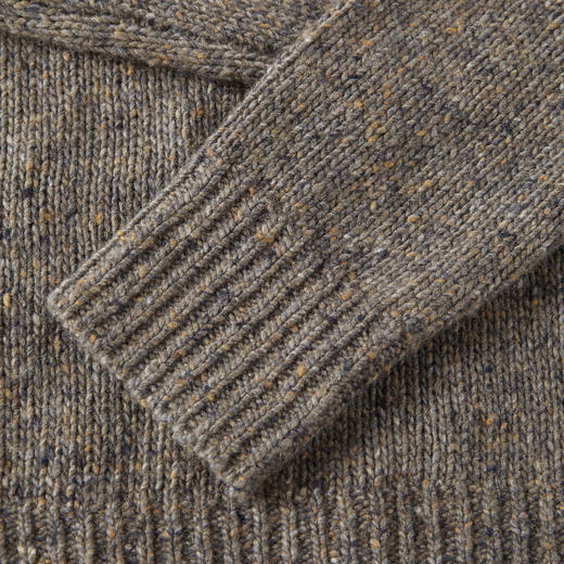 ROMI STUDIO“温暖已至”绵羊毛羊驼毛点子纱套头毛衫 RW24WSG1232 商品图3