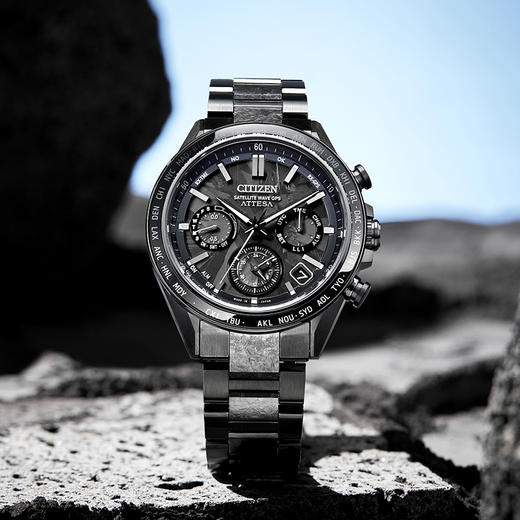 西铁城/CITIZEN卫星对时舒博钛男手表CC4067-66E 商品图6